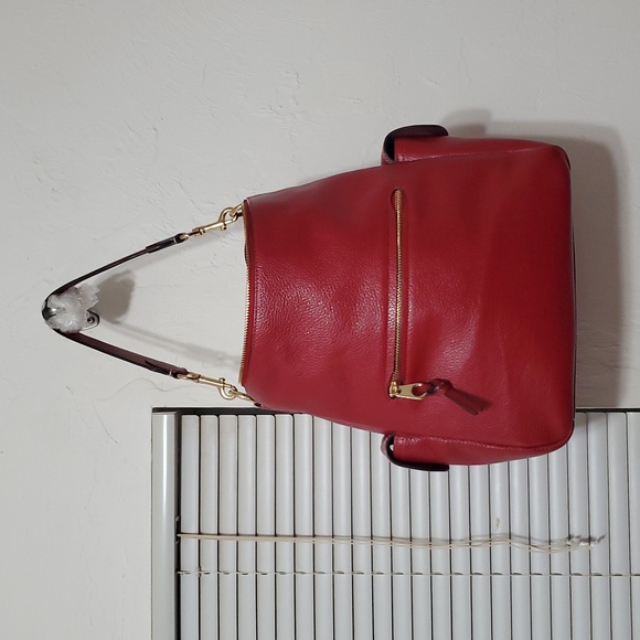 Coach Pennie Cherry Red Shoulder Crossbody Bag - Picture 2 of 11